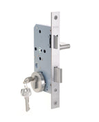 Cerradura de embutir puerta de acceso principal. Cilindro ambos lados. Manilla interior derecha o izquierda, Modelo: MAITE (Acero inoxidable 304). SKU: SDE200-AI.KIT.MAITE1/2