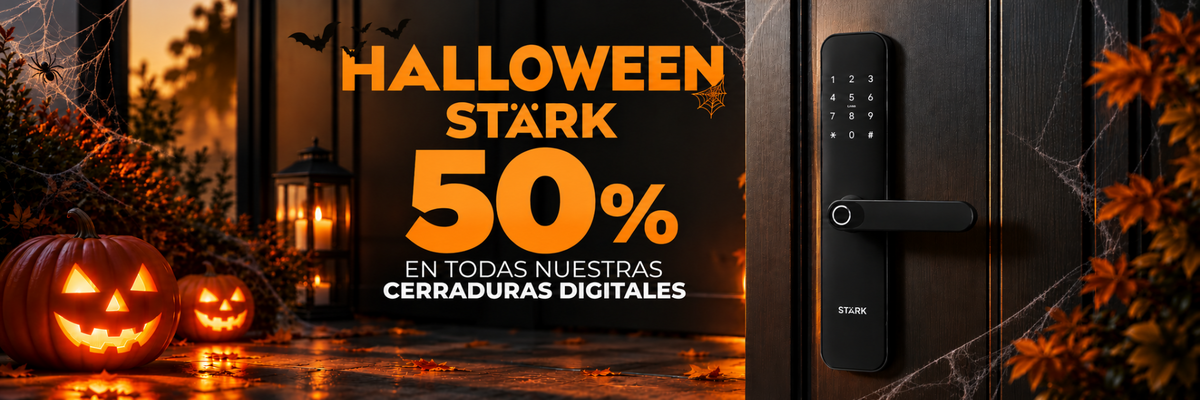 Halloween Stärk. 50% en todas nuestras cerraduras digitales.