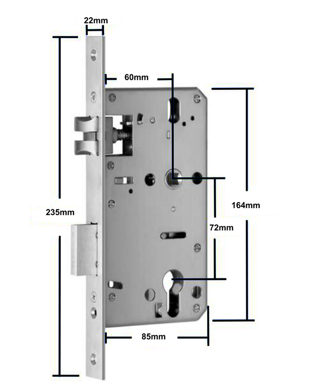Cerradura Digital acceso principal. Modelo: H35B (Resistente al agua y rayos UV). Manilla reversible + Gateway — imagen 4