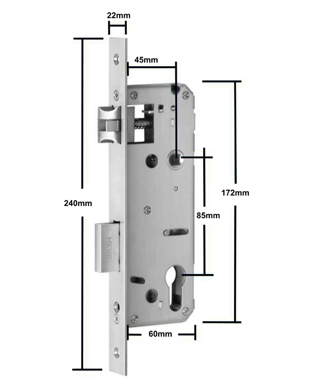 Cerradura Digital acceso principal. Modelo: S31B  (Resistente al agua). Manilla reversible. — imagen 3