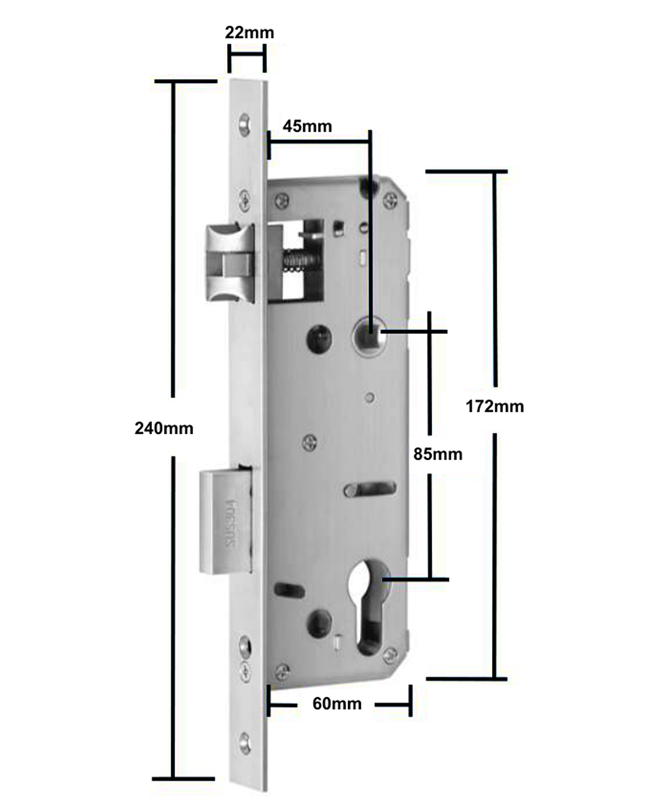 Cerradura Digital acceso principal. Modelo: S31B  (Resistente al agua). Manilla reversible + Gateway — imagen 3