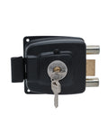 Cerradura de sobreponer mecánica, para puertas de abatir metálicas o de madera. SKU: SD120
