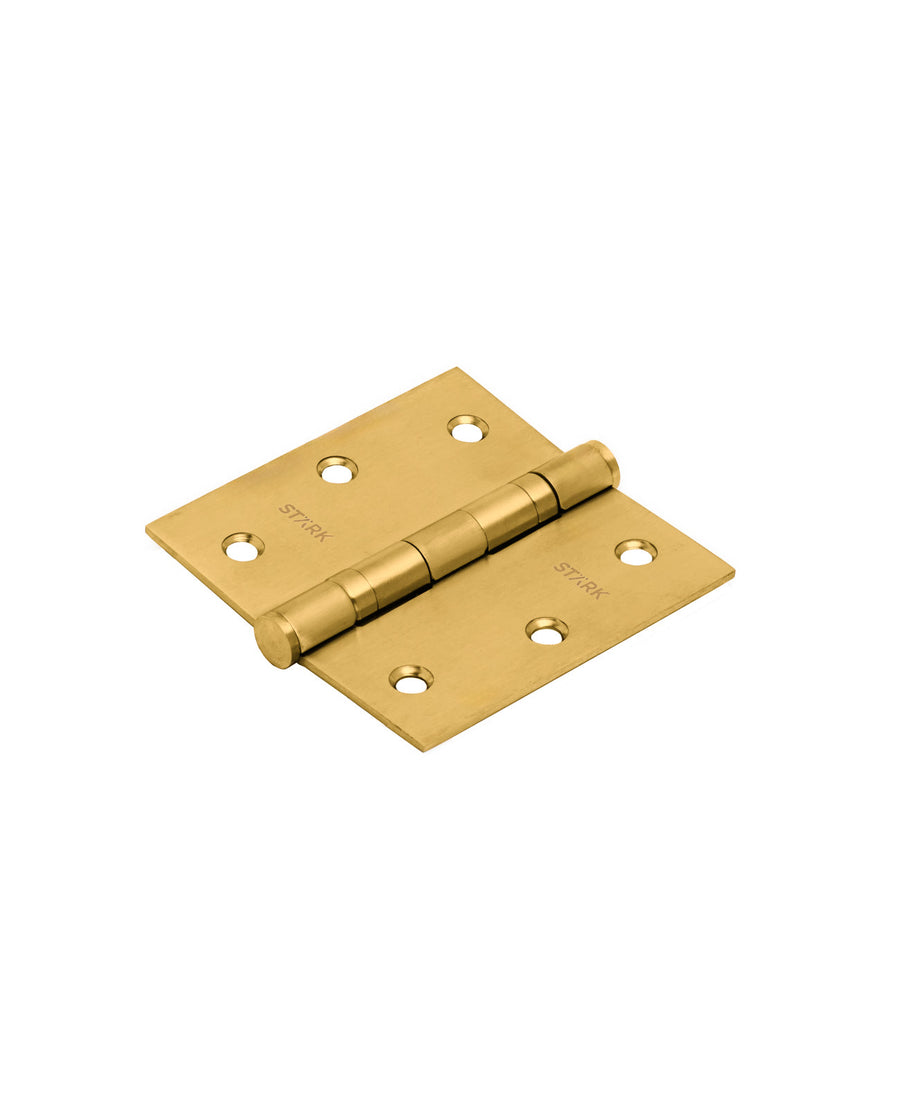3 Bisagras con rodamientos de 3"x3". 2 mm espesor. (Bronce pulido)