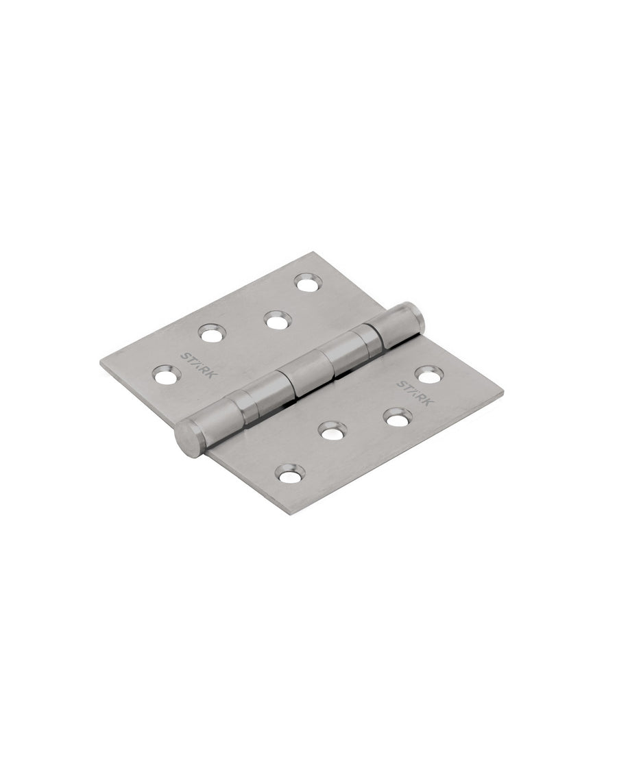3 Bisagras con rodamientos de 4"x4". 2 mm espesor. (Níquel satinado)