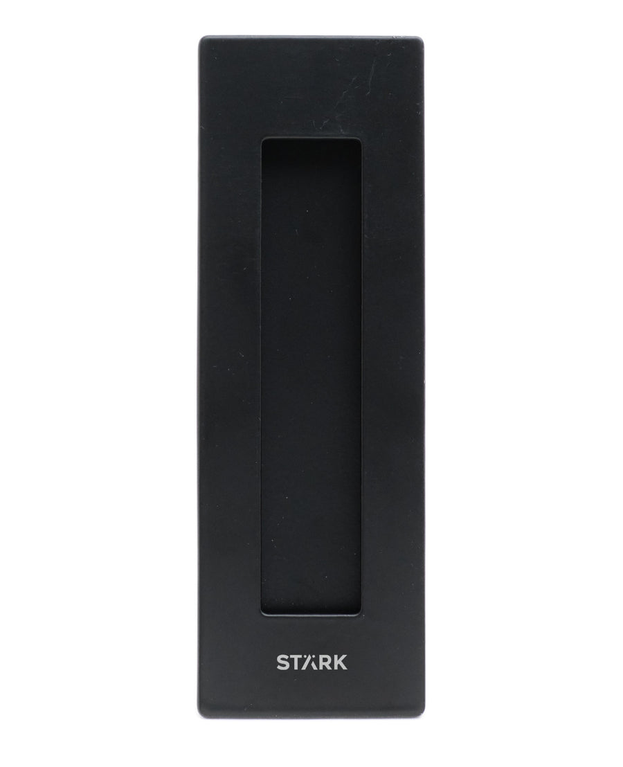 Asa embutida para puertas correderas. (Negro mate)