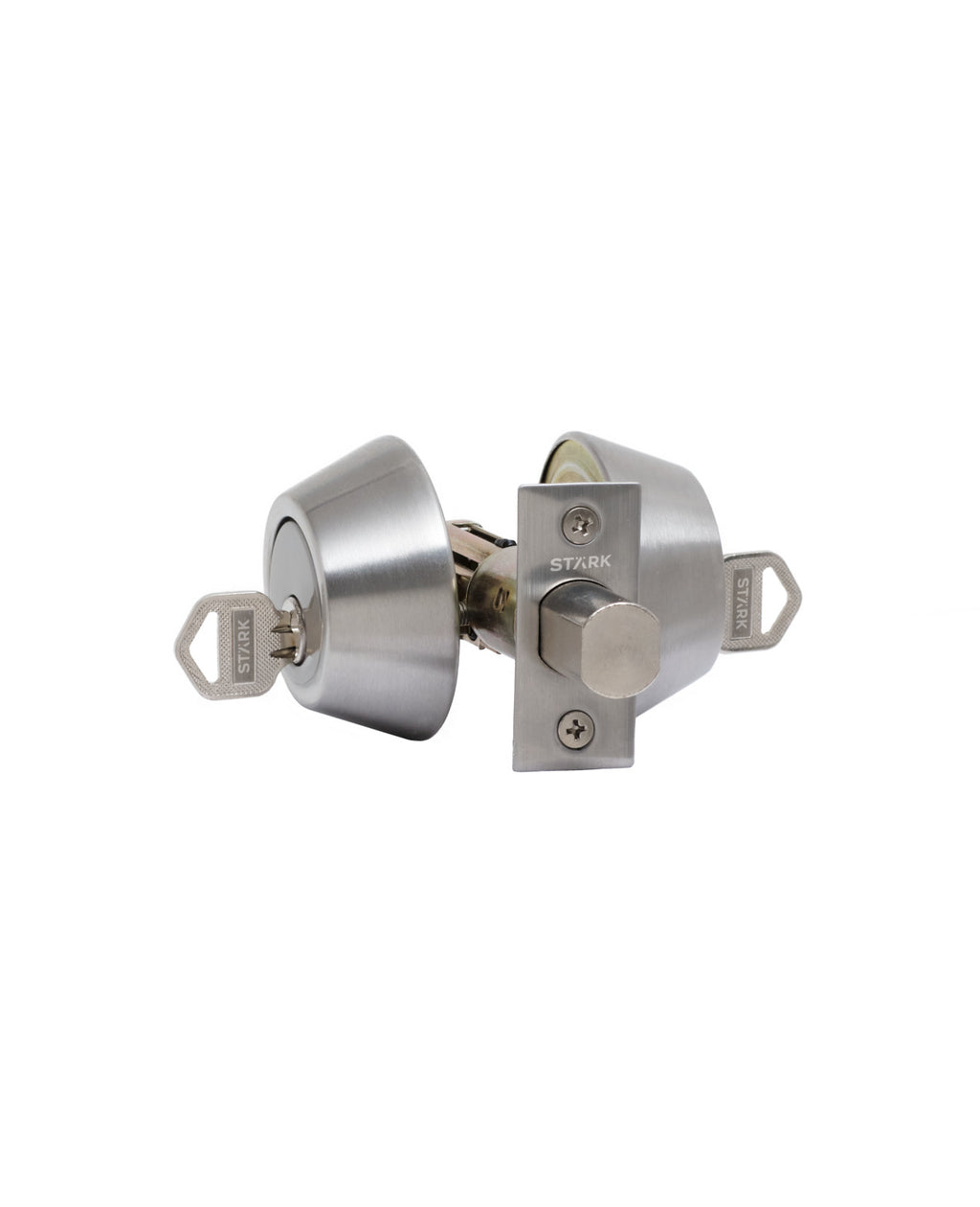 Cerrojo de seguridad, cilindro exterior e interior. (Acero inoxidable). SKU: SDCE0-AI