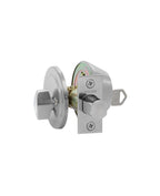 Cerrojo de seguridad, cilindro exterior y seguro interior. (Acero inoxidable). SKU: SDCE4-AI