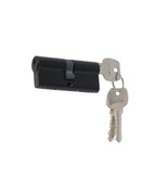 Cilindro 80 mm llave/llave centrado. (Negro mate)