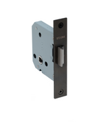 Cerradura de embutir función simple paso. (Negro mate). SKU: SDE240-BL