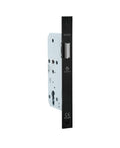 Cerradura de embutir simple paso. Resistente al fuego (260 min). (Negro mate). SKU: SDE240-BL.F