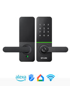Cerradura Digital acceso principal. Modelo H92B  (WIFI incluido). Manilla reversible. *Recomendado para puertas nuevas o puertas con cerraduras de pomos instaladas*