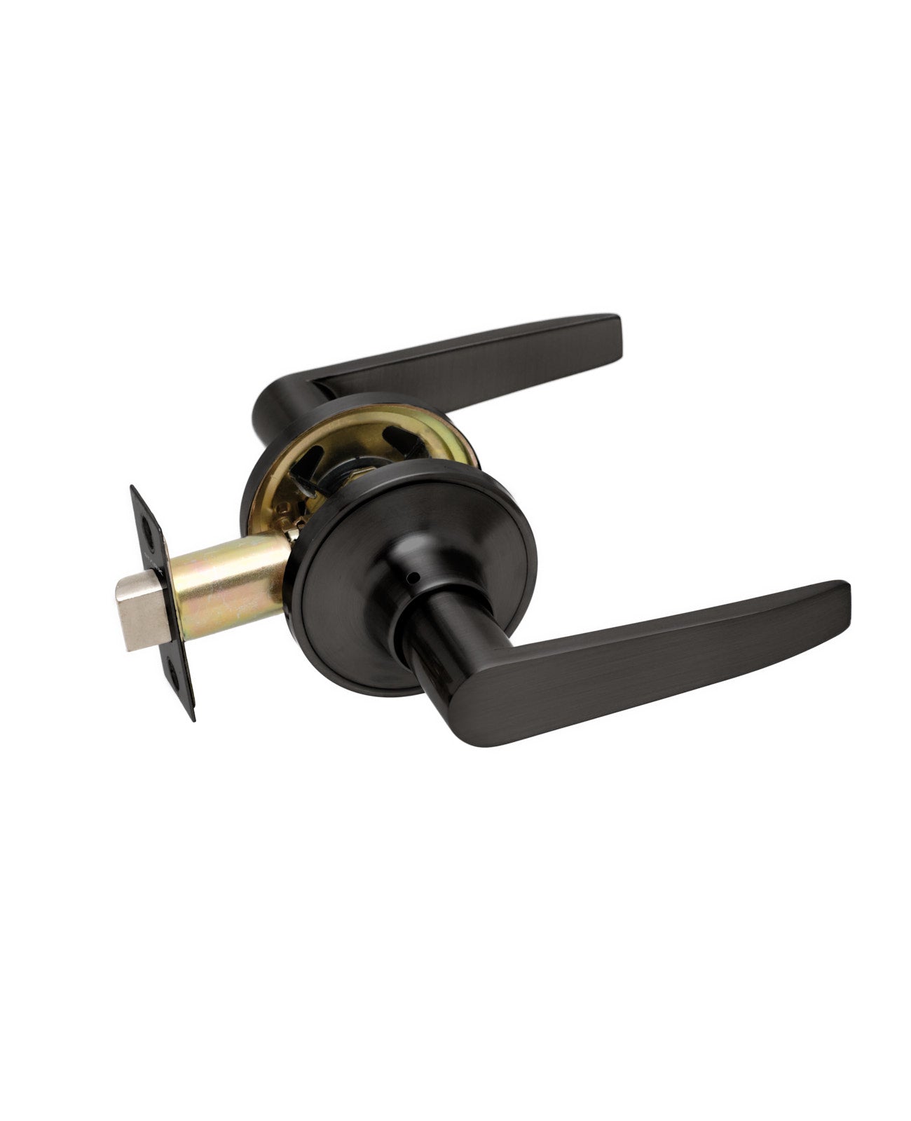 Cerradura tubular con manilla, Acceso principal - Bodega. (Negro mate). SKU: SDM20-BL — imagen 2