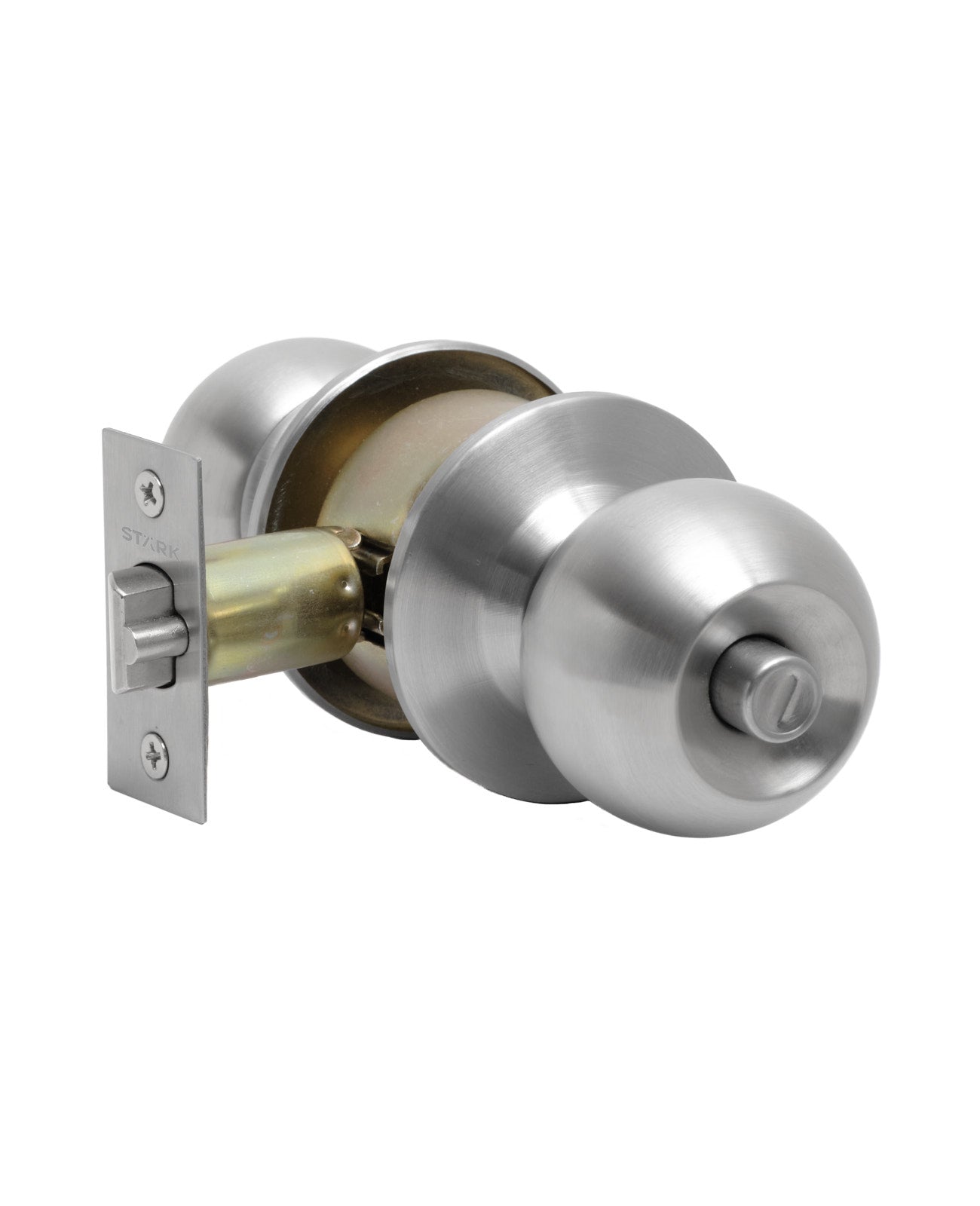 Cerradura de pomo cilíndrica, Oficina -Dormitorio. (Acero inoxidable 304). SKU: SDP10-AI — imagen 2