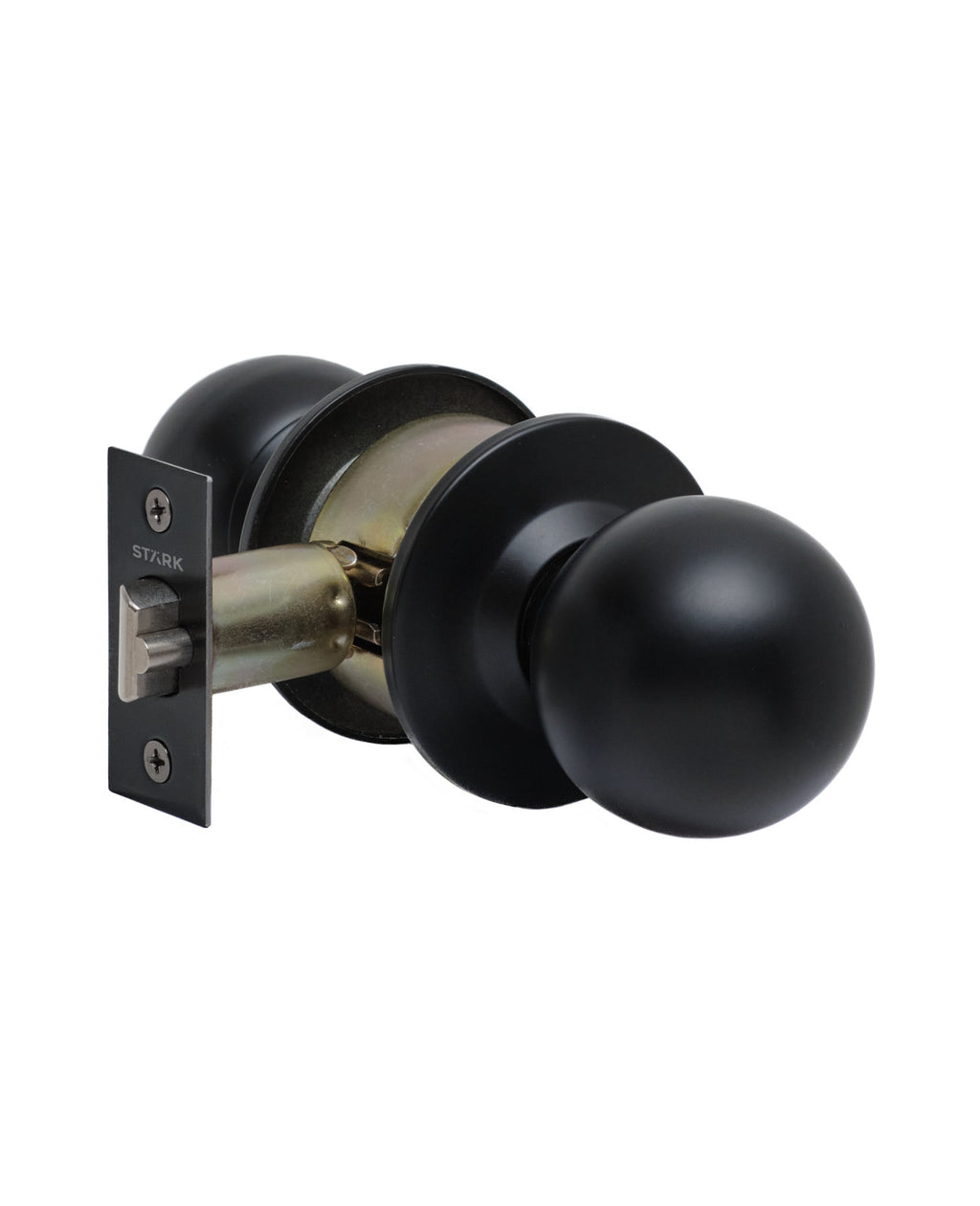 Cerradura de pomo cilíndrica, Acceso principal - Bodega. (Negro mate). SKU: SDP20-BL — imagen 2