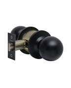 Cerradura de pomo cilíndrica, Acceso principal - Bodega. (Negro mate). SKU: SDP20-BL — imagen 2