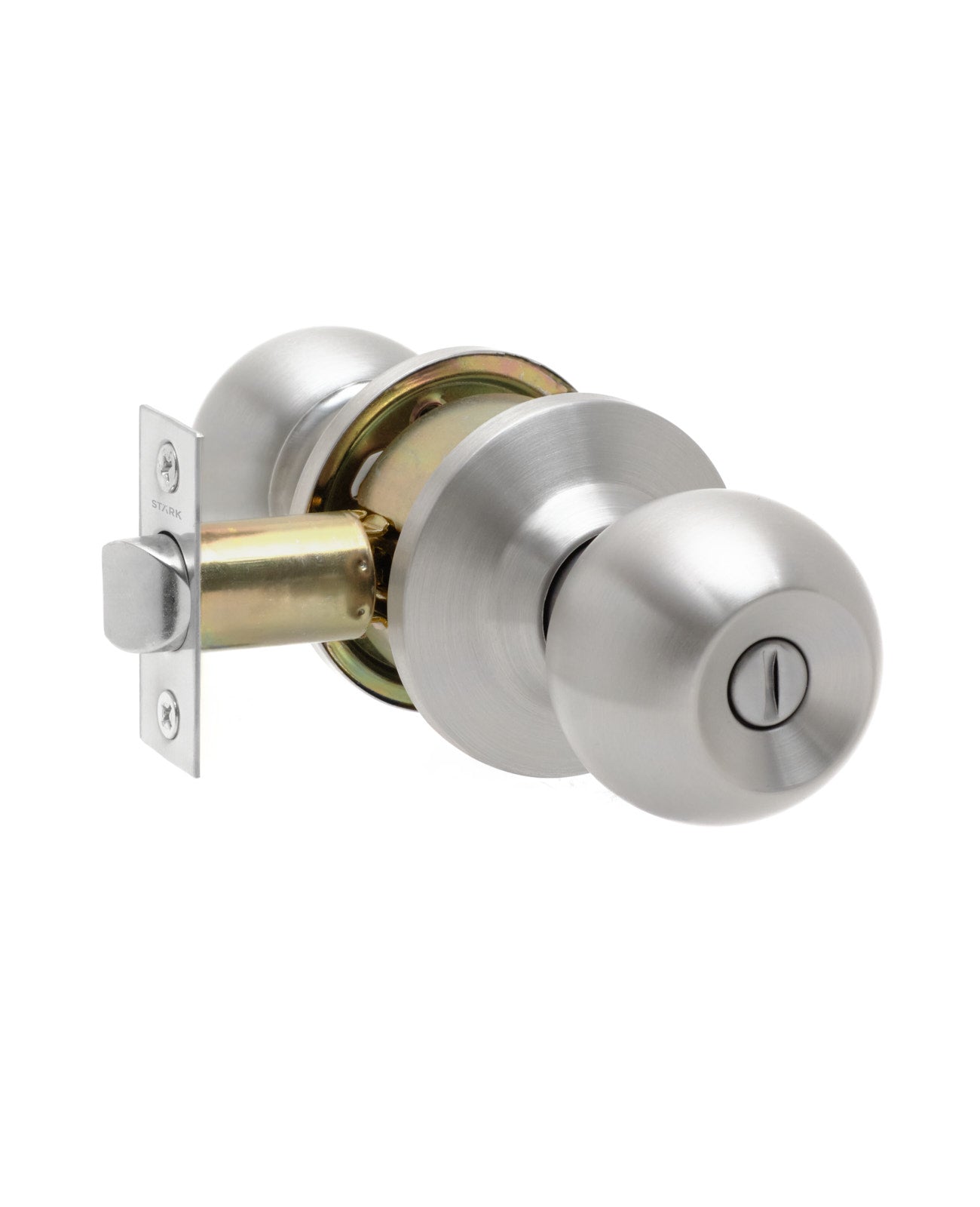Cerradura de pomo cilíndrica, Baño - Dormitorio. (Acero inoxidable 304). SKU: SDP30-AI — imagen 2