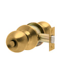 Cerradura de pomo cilíndrica, Baño - Dormitorio. (Bronce pulido). SKU: SDP30-PB
