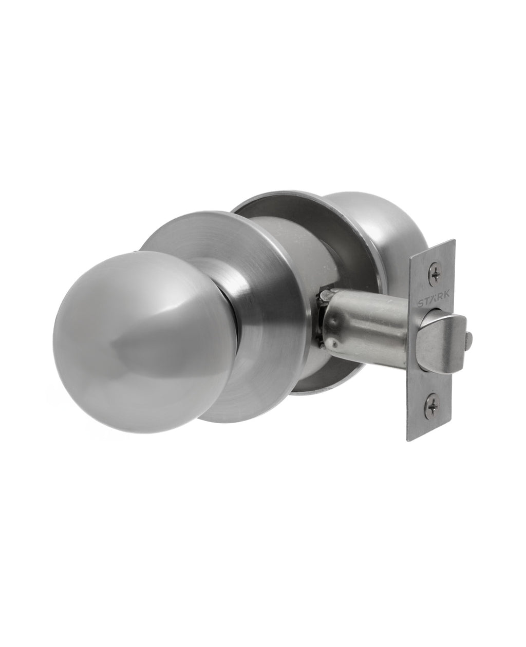 Cerradura de pomo cilíndrica, simple paso. (Acero inoxidable 304). SKU: SDP40-AI