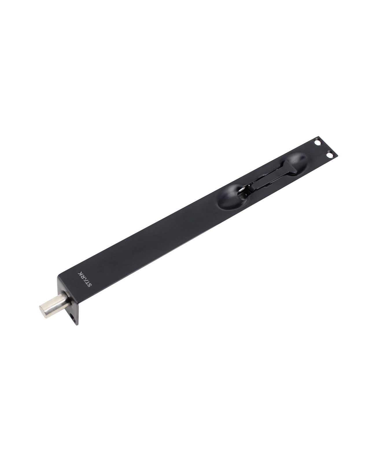 Picaporte embutido de palanca de 25x10". (Negro mate)