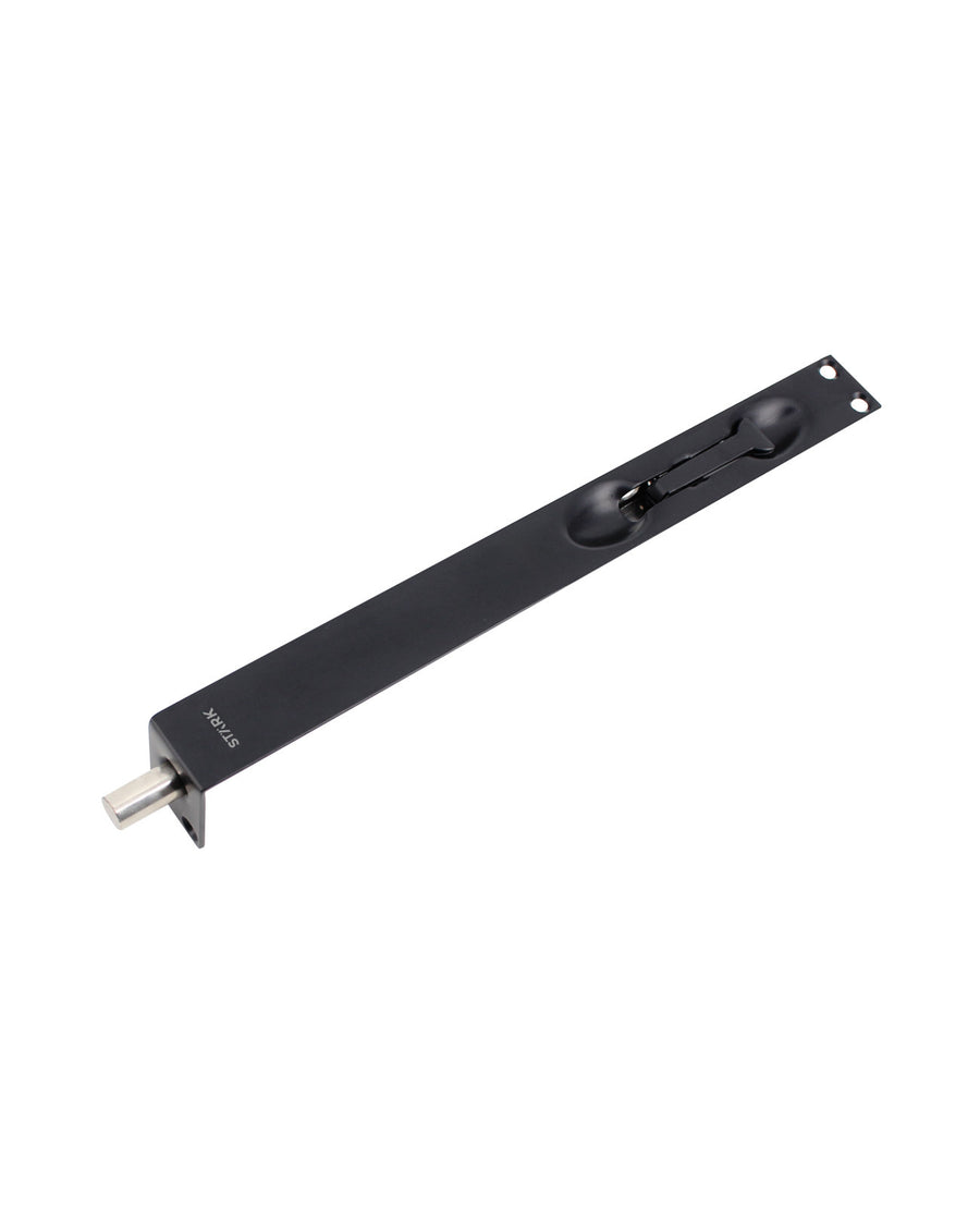 Picaporte embutido de palanca de 25x10". (Negro mate)