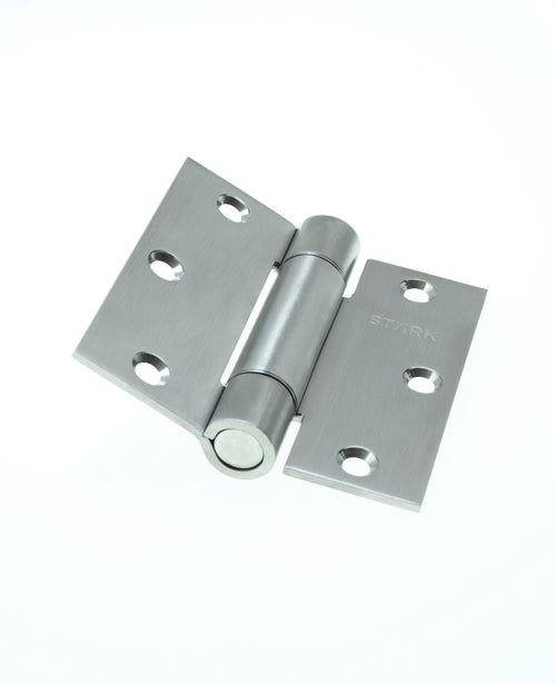 2 Bisagras con resorte de 3,5″x3,5″. 3 mm espesor. (Acero inoxidable 304)