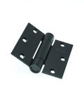 2 Bisagras con resorte de 3,5″x3,5″. 3 mm espesor. (Negro mate)