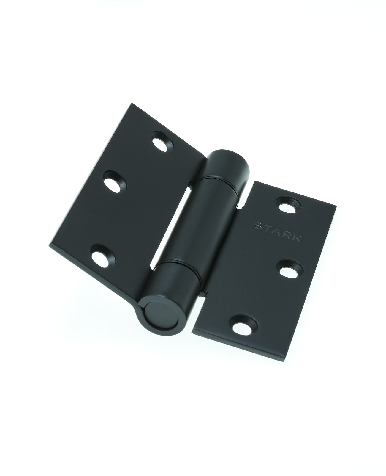 2 Bisagras con resorte de 3,5″x3,5″. 3 mm espesor. (Negro mate)
