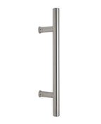 Tirador simple de acero inoxidable 304. Fijación invisible. Largo 40 cm.