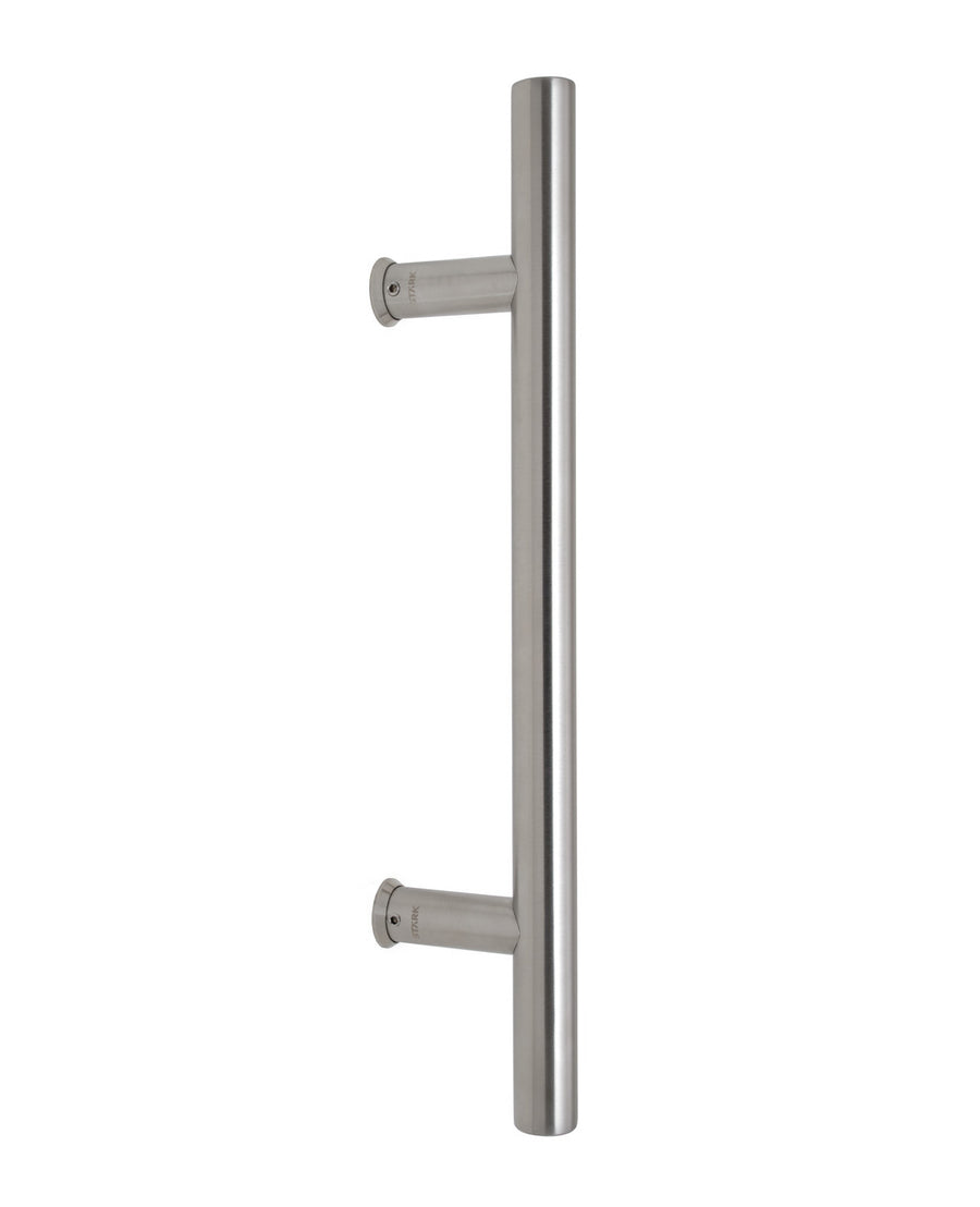 Tirador simple de acero inoxidable 304. Fijación invisible. Largo 40 cm.