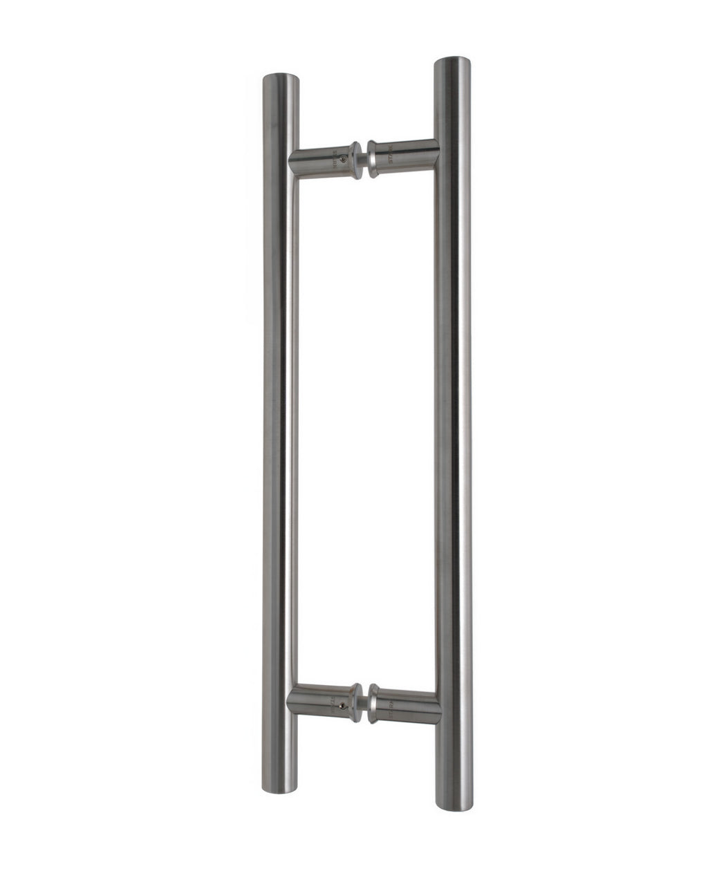 Tirador de acero inoxidable 304 por ambos lados. Largo 60 cm.