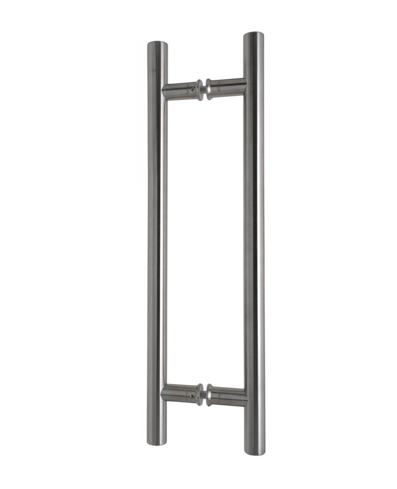 Tirador de acero inoxidable 304 por ambos lados. Largo 60 cm.