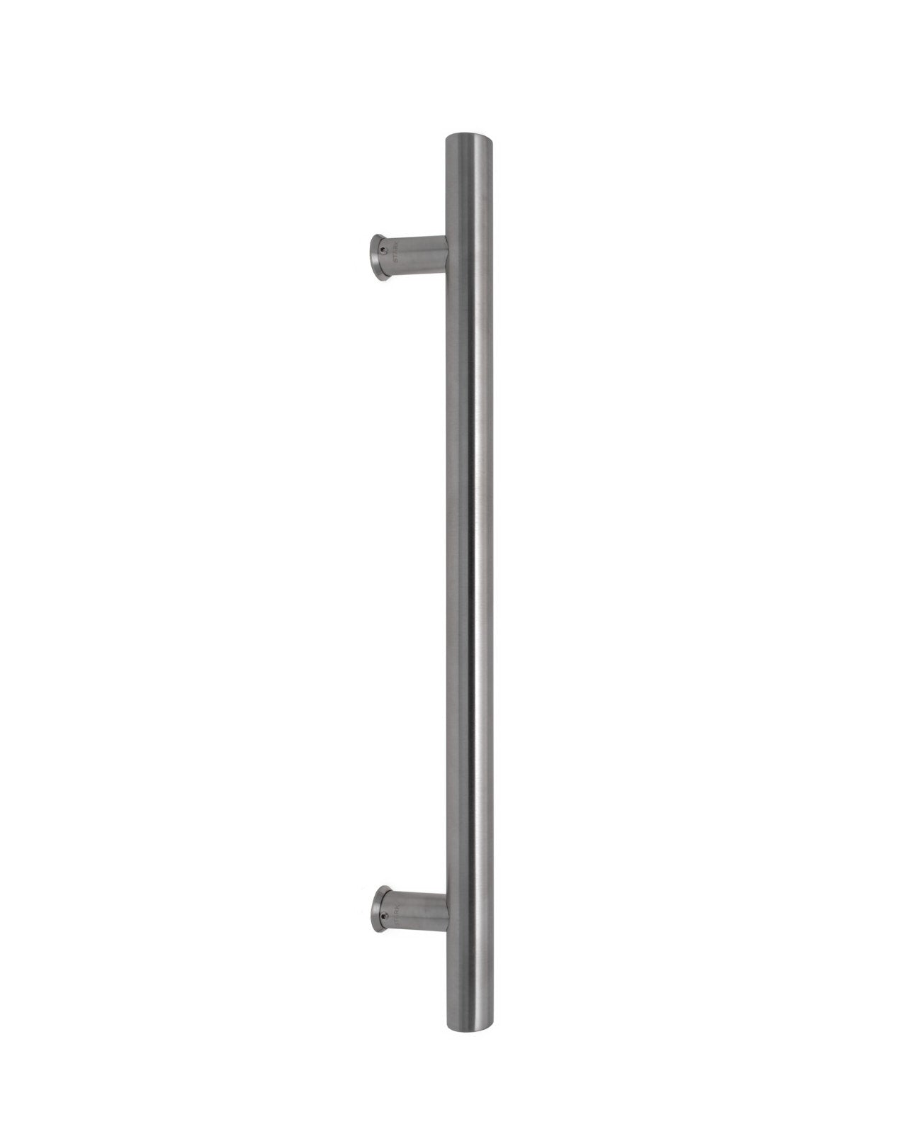 Tirador simple de acero inoxidable 304. Fijación invisible. Largo 60 cm.
