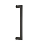 Tirador simple. Fijación invisible. Largo 30 cm. (Negro mate)