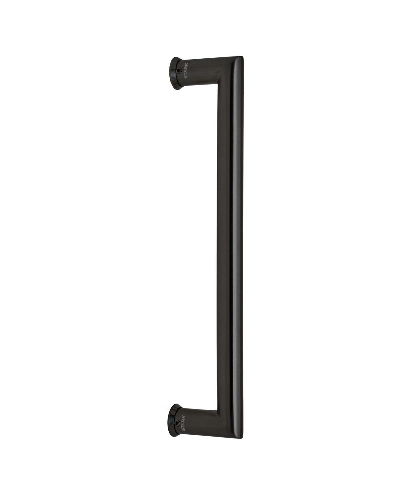 Tirador simple. Fijación invisible. Largo 30 cm. (Negro mate)
