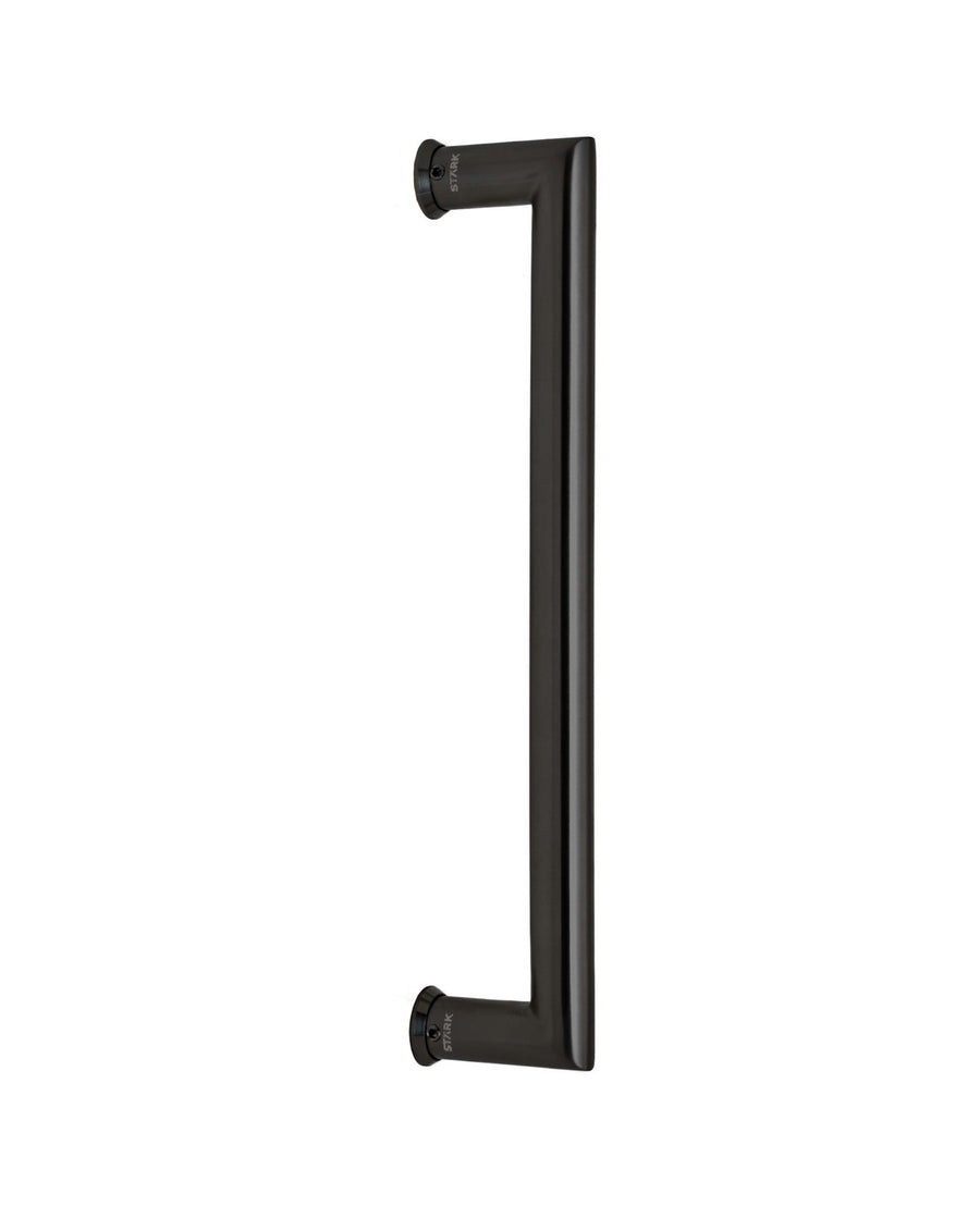 Tirador simple. Fijación invisible. Largo 30 cm. (Negro mate)