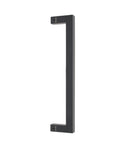 Tirador simple. Fijación invisible. Largo 30 cm. (Negro mate)