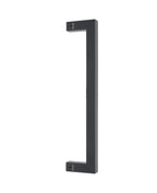 Tirador simple. Fijación invisible. Largo 30 cm. (Negro mate)