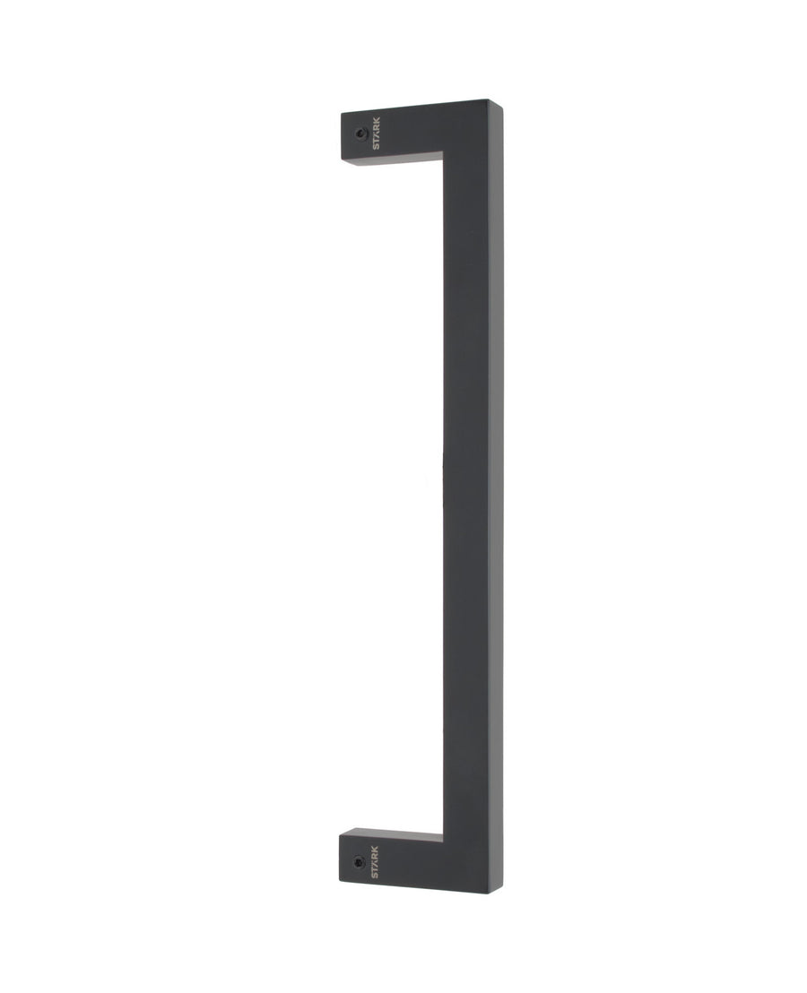 Tirador simple. Fijación invisible. Largo 30 cm. (Negro mate)