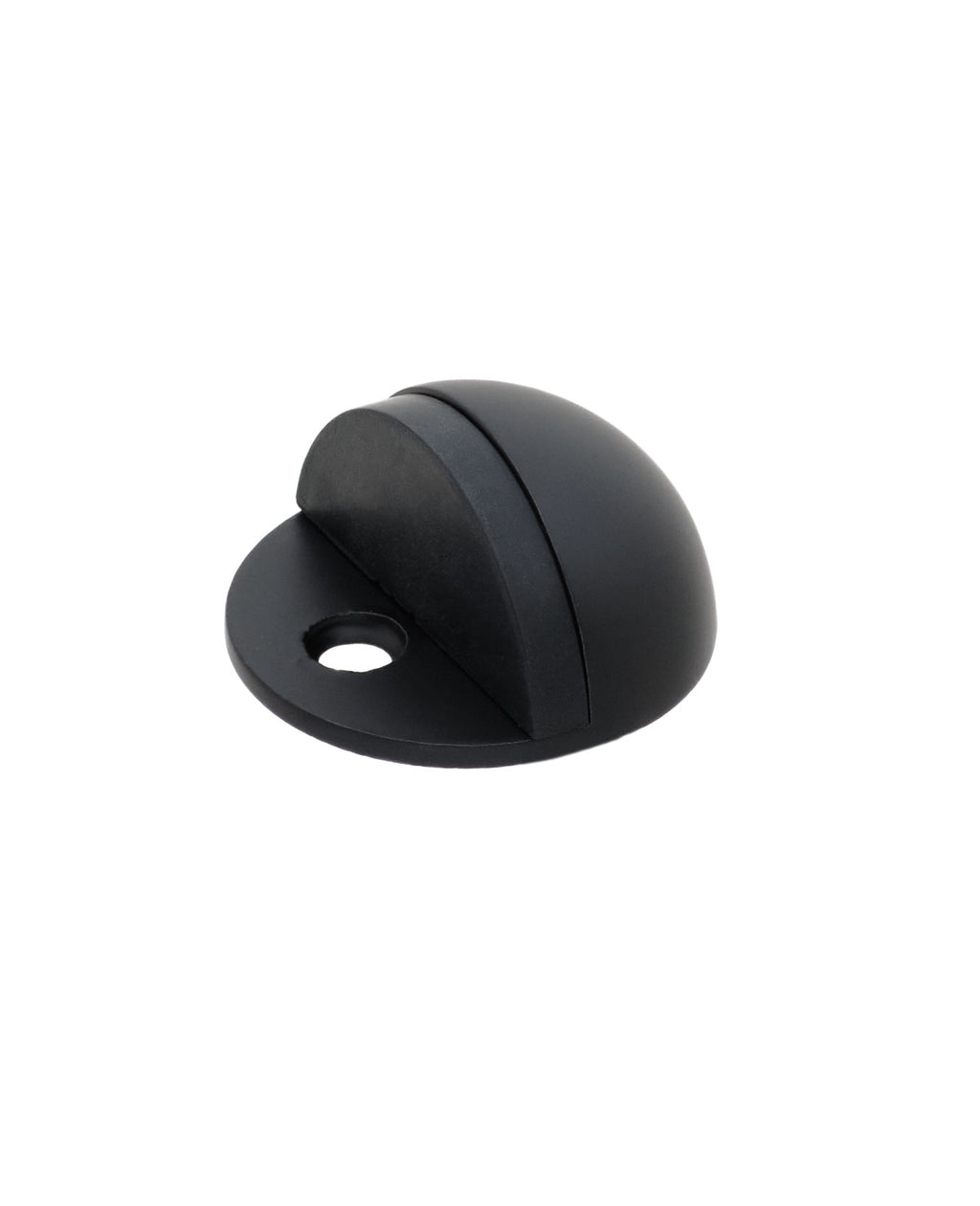 Tope de puerta media luna (Negro mate). SKU: SDTOPE1-BL