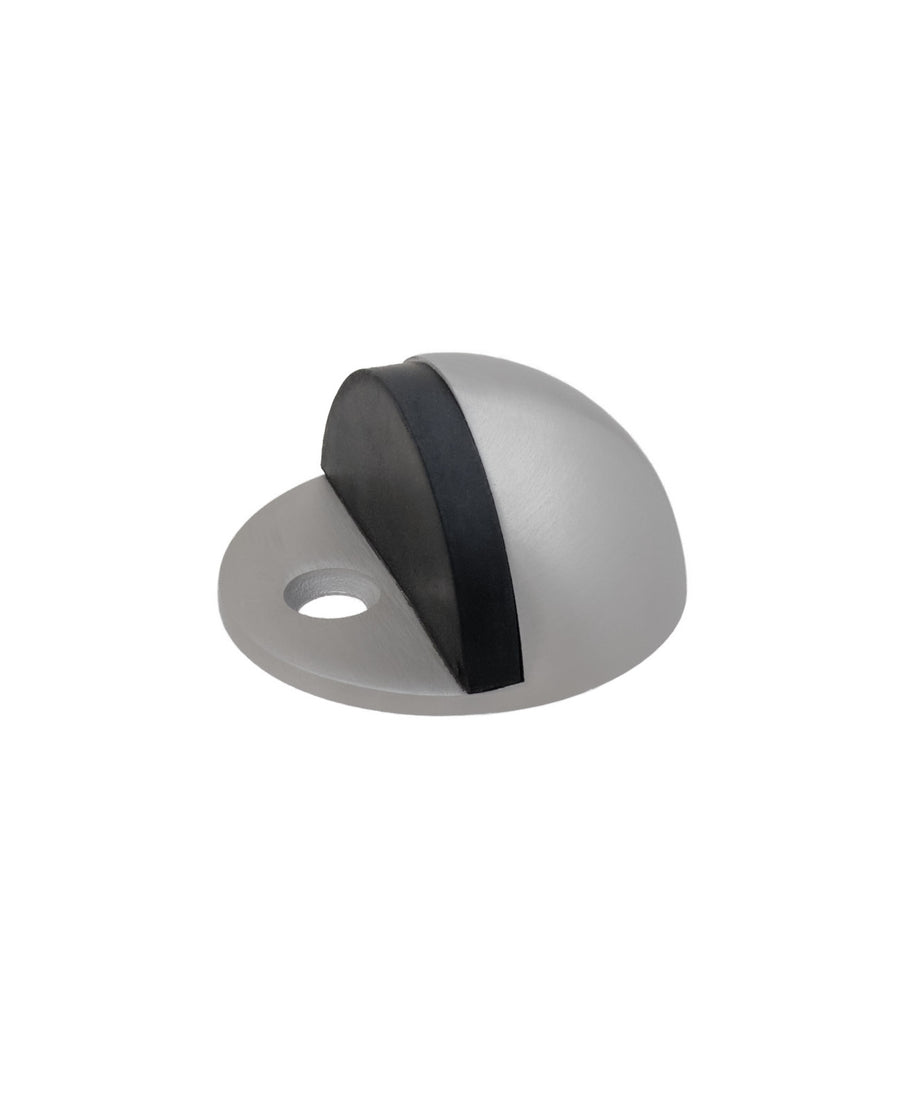 Tope de puerta media luna (Níquel satinado). SKU: SDTOPE1-NS