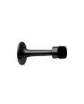 Tope de puerta recto (Negro mate). SKU: SDTOPE2-BL
