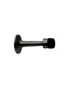 Tope de puerta recto (Negro mate). SKU: SDTOPE2-BL