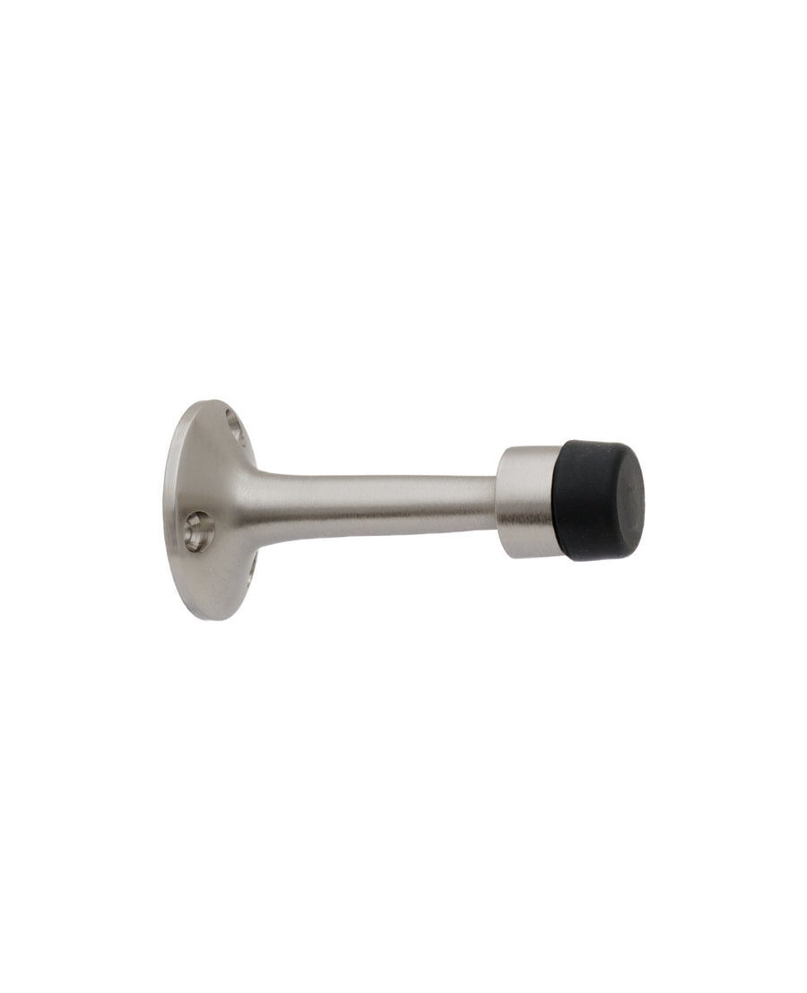 Tope de puerta recto (Níquel satinado). SKU: SDTOPE2-NS