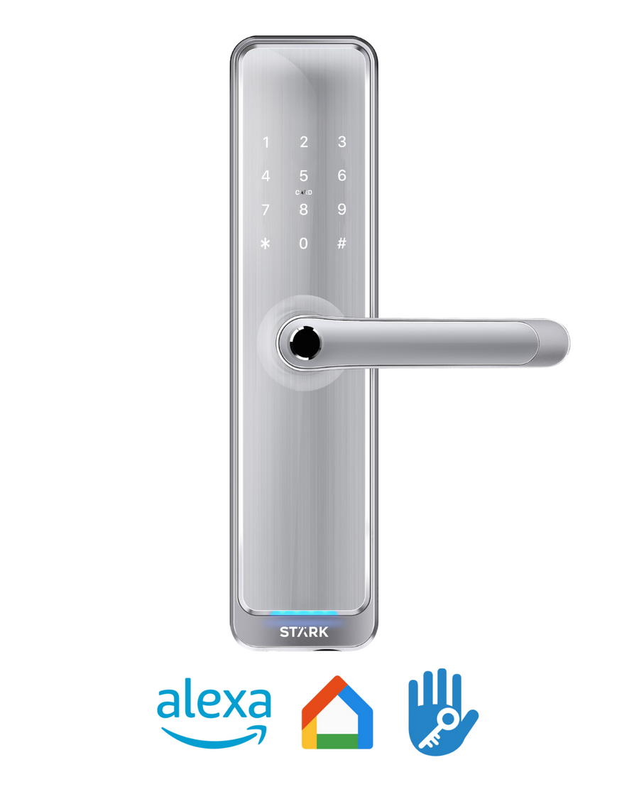 Cerradura Digital acceso principal. Modelo: H35B  (Resistente al agua y rayos UV). Manilla reversible.