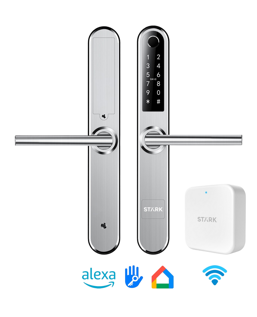 Cerradura Digital acceso principal. Modelo: S31B  (Resistente al agua). Manilla reversible + Gateway