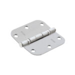 3 Bisagras con rodamientos de 3,5"x3,5" canto redondo 5/8. 2 mm espesor. (Acero inoxidable 304)