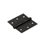 3 Bisagras con rodamientos de 3"x3". 2 mm espesor. (Negro)