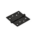 3 Bisagras con rodamientos de 4"x4". 2 mm espesor. (Negro)