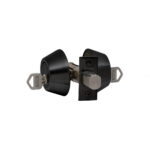 Cerrojo de seguridad, cilindro exterior e interior. (Negro mate). SKU: SDCE0-BL