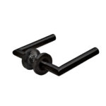 Par de manillas acabado negro mate. Modelo: TUTU.